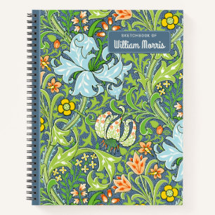 William Morris Golden Lily 1899 CC1228 Sketchbook Notebook