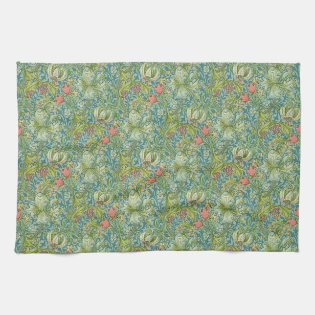 William Morris "Golden Lily" 1 Kitchen Towel (Horizontal)