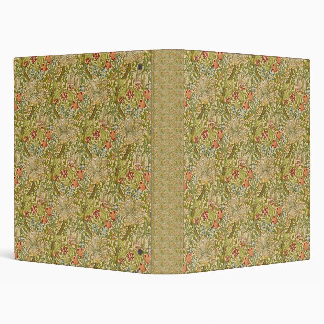 William Morris "Golden Lily" 2 3 Ring Binder (Background)