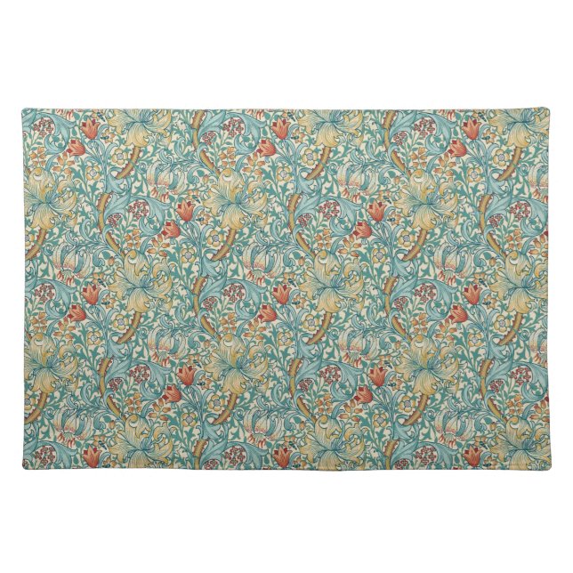 William Morris "Golden Lily" 3 Cloth Placemat (Front)