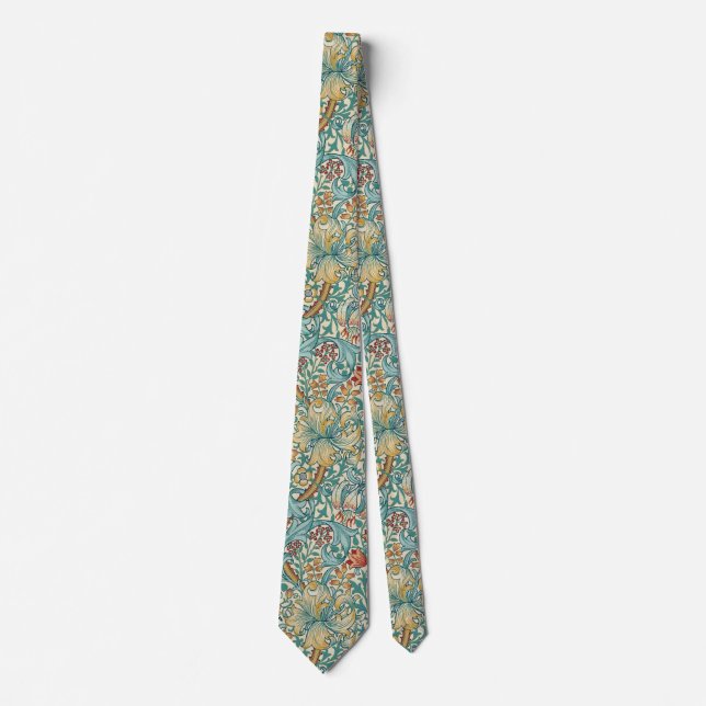 William Morris "Golden Lily" 3 Neck Tie (Front)