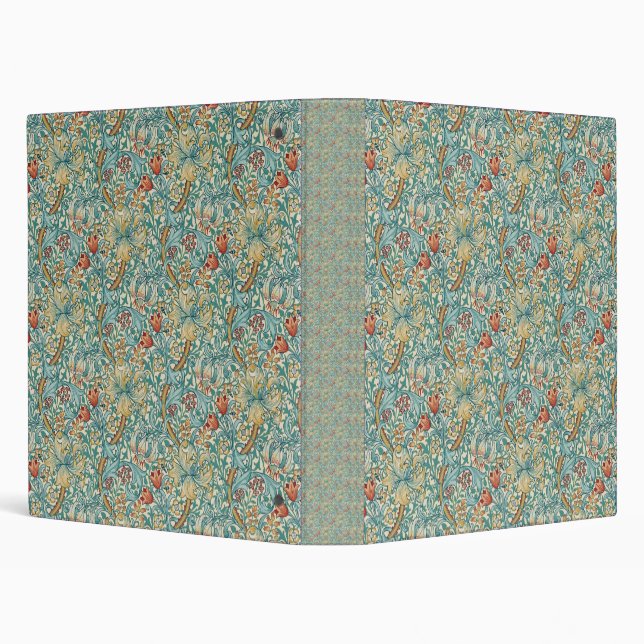 William Morris "Golden Lily" 3 Ring Binder (Background)