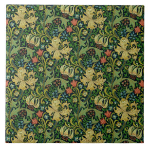 William Morris "Golden Lily" 4 Ceramic Tile