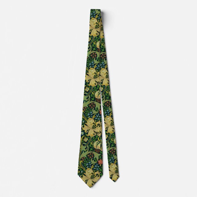 William Morris "Golden Lily" 4 Neck Tie (Front)