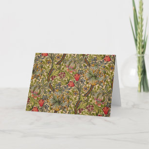 William Morris Golden Lily Antique Card