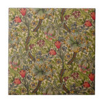 William Morris Golden Lily Antique Ceramic Tile