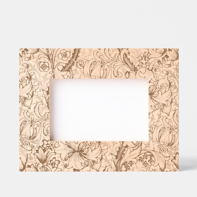 William Morris Golden Lily Antique Engraved Frames (Front)