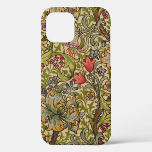William Morris Golden Lily Antique Floral Pattern iPhone 12 Case