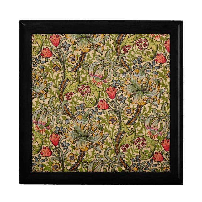 William Morris Golden Lily Antique Gift Box (Front)