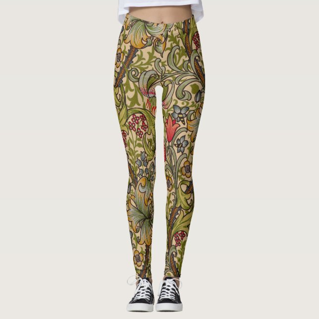 William Morris Golden Lily Antique Leggings (Front)