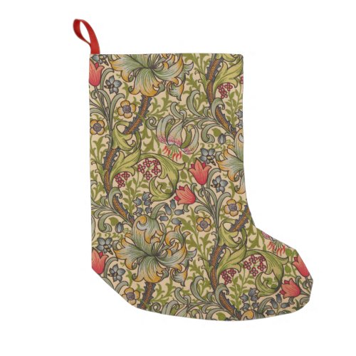 William Morris Golden Lily Antique Small Christmas Stocking