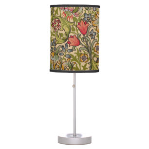 William Morris Golden Lily Antique Table Lamp