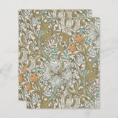 William Morris Golden Lily Blue Gold Classic (Front/Back)