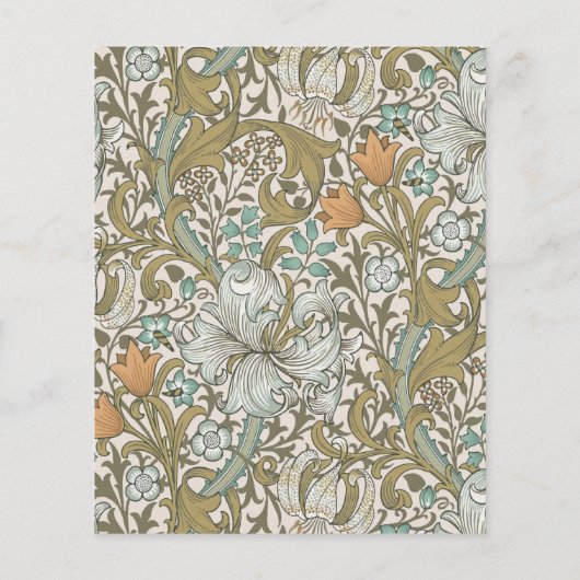 William Morris Golden Lily Blue Gold Classic (Back)