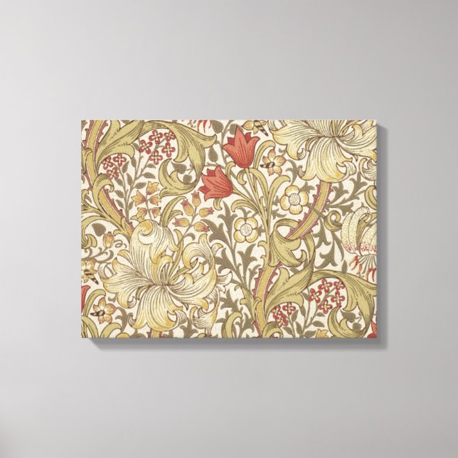 William Morris Golden Lily Canvas Print (Front)