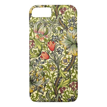 William Morris Golden Lily Iphone 8/7 Case by OldArtReborn at Zazzle