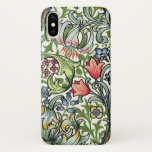 William Morris Golden Lily Floral Chintz Pattern Iphone X Case at Zazzle