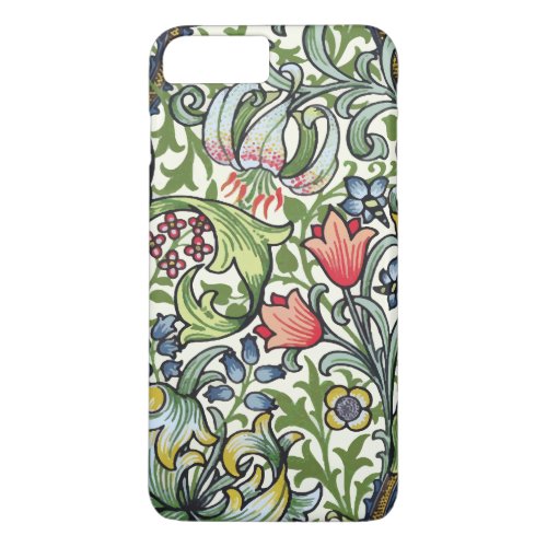 William Morris Golden Lily Floral Chintz Pattern iPhone 8 Plus7 Plus Case