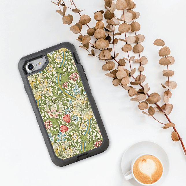 William Morris Golden Lily Floral Otterbox iPhone Case (Creator Uploaded)