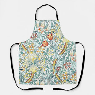 William Morris Golden Lily Floral Pattern Apron
