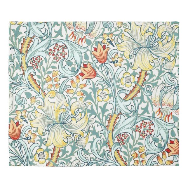 William Morris Golden Lily Floral Pattern Duvet Cover (Front)
