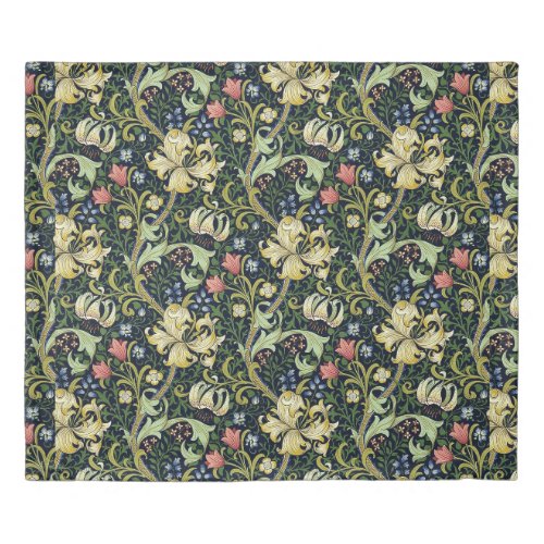 William Morris Golden Lily Floral Pattern Duvet Cover