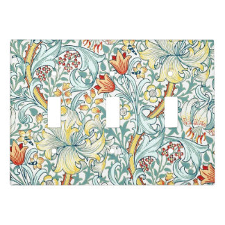 William Morris Golden Lily Floral Pattern Light Switch Cover