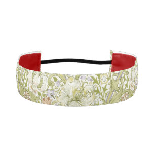 William Morris Golden Lily Garden Flower Classic Athletic Headband