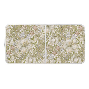 William Morris Golden Lily Garden Flower Classic Beer Pong Table
