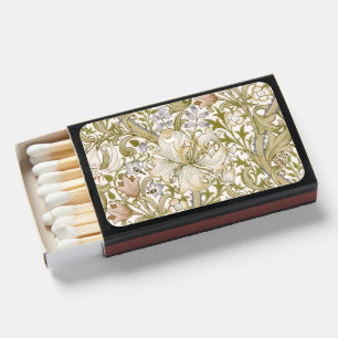 William Morris Golden Lily Garden Flower Classic Matchboxes