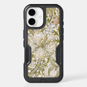 William Morris Golden Lily Garden Flower Classic iPhone 16 Case