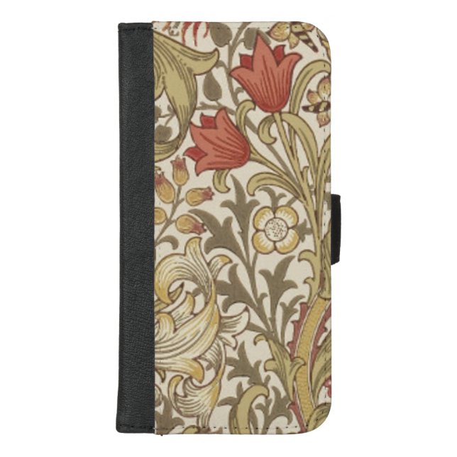 William Morris Golden Lily iPhone Wallet Case (Front)