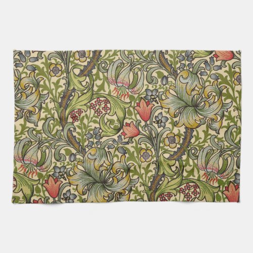 William Morris Golden Lily Kitchen Towel