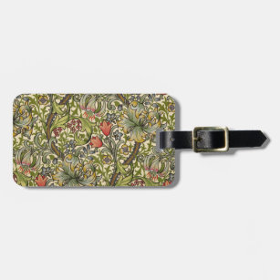 William Morris Golden Lily Luggage Tag