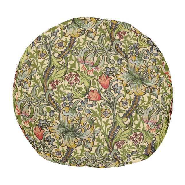William Morris Golden Lily Minor Pouf (Top)