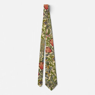 William Morris Golden Lily Neck Tie