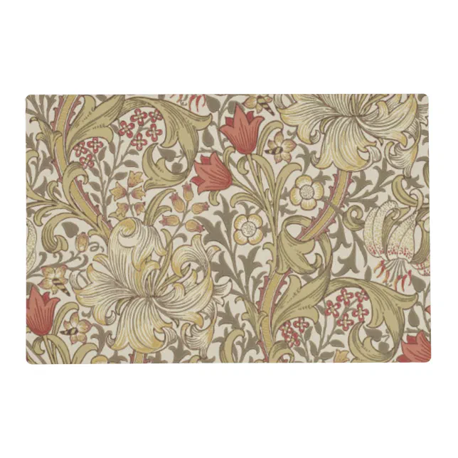 William Morris Golden Lily Placemat | Zazzle