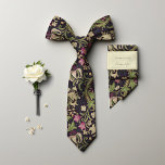 William Morris Golden Lily Purple Green Vintage Neck Tie<br><div class="desc">William Morris Golden Lily Floral Vintage Art Wallpaper Design. William Morris was an English textile designer, artist, writer, and socialist associated with the Pre-Raphaelite Brotherhood and the British Arts and Crafts Movement. He founded a design firm in partnership with the artist Edward Burne-Jones, and the poet and artist Dante Gabriel...</div>