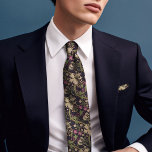 William Morris Golden Lily Purple Green Vintage Neck Tie<br><div class="desc">William Morris Golden Lily Floral Vintage Art Wallpaper Design. William Morris was an English textile designer, artist, writer, and socialist associated with the Pre-Raphaelite Brotherhood and the British Arts and Crafts Movement. He founded a design firm in partnership with the artist Edward Burne-Jones, and the poet and artist Dante Gabriel...</div>