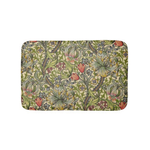 William Morris Golden Lily Restored Pattern Bath Mat