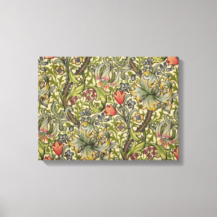 William Morris Golden Lily Restored Pattern Canvas Print