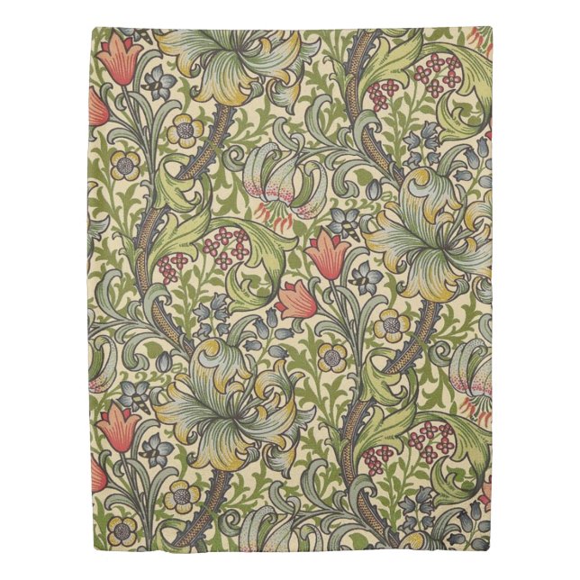 William Morris Golden Lily Restored Pattern Duvet Cover (Front)