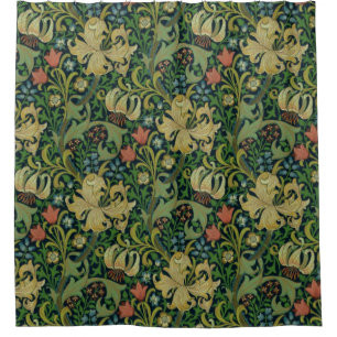 William Morris Golden Lily Shower Curtain