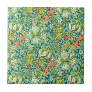 * vintage flower tile ❀ * 野に咲くお花の 陶板 vintage flower tile ❀ * 野に咲くお花の 陶板