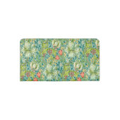 William Morris Golden Lily Vintage Floral Design Checkbook Cover (Back)
