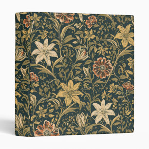 William Morris Golden Lily Vintage Pre-Raphaelite 3 Ring Binder