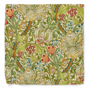 William Morris Golden Lily Vintage Pre-Raphaelite Bandana