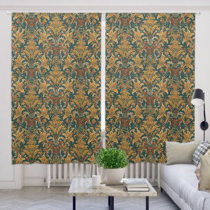 William Morris Golden Lily Vintage Pre-Raphaelite Blackout Curtains