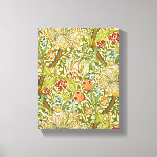 William Morris Golden Lily Vintage Pre-Raphaelite Canvas Print