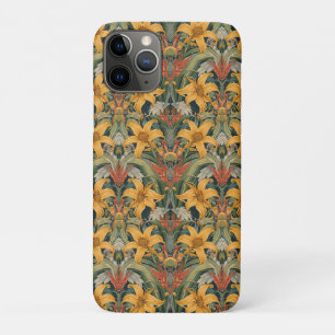 William Morris Golden Lily Vintage Pre-Raphaelite iPhone 11 Pro Case